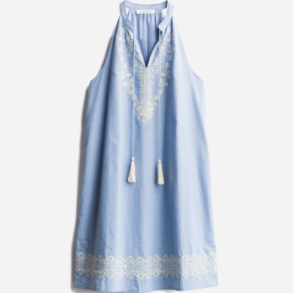 thml roonie embroidered dress Thml sadie embroidered striped